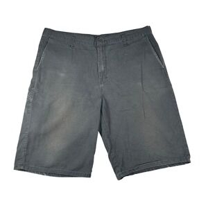 Genuine Dickies Mens Ripstop Cargo Shorts Faded Black 38 GR618RBK Cotton